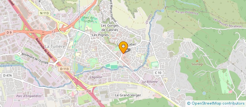 localisation de l'entreprise A.F.A.G INVESTISSEMENT à VITROLLES