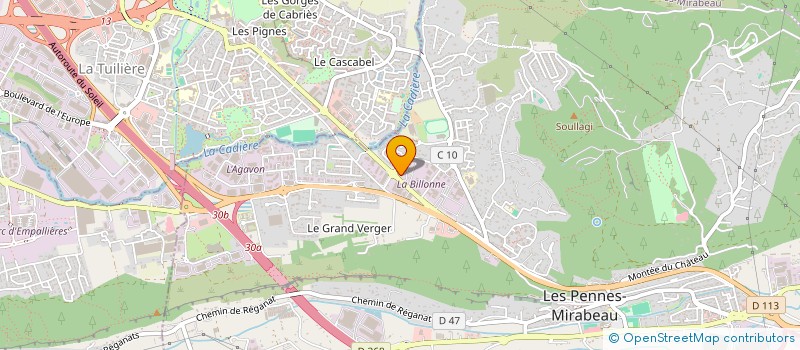 localisation de l'entreprise A.F.A.G. LES PENNES MIRABEAU à LES PENNES-MIRABEAU