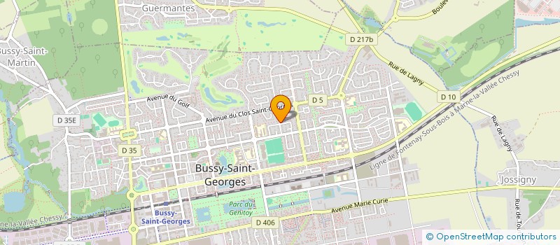 localisation de l'entreprise A.F.A. SYLLA DISTRIBUTION  BUSSY-SAINT-GEORGES