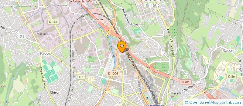 localisation de l'entreprise A & F AMENAGEMENT ET FONCIER à CHAMBERY