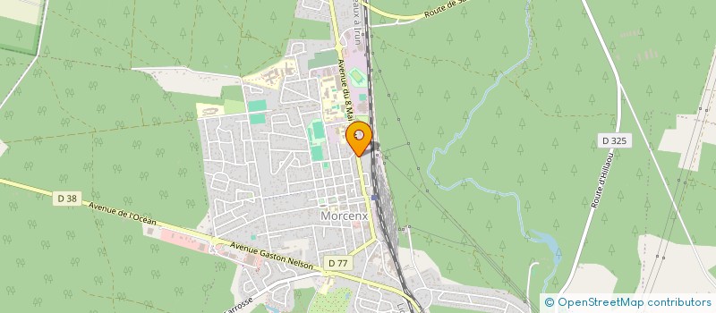 localisation de l'entreprise A.F.AUTOMOBILES  MORCENX-LA-NOUVELLE