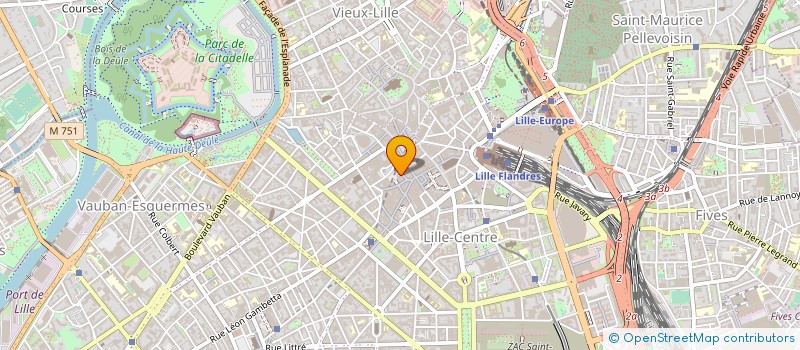 localisation de l'entreprise A.F.B à LILLE