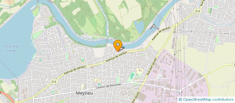 localisation de l'entreprise A F B  MEYZIEU