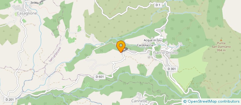 localisation de l'entreprise A.F.C  SARI D'ORCINO