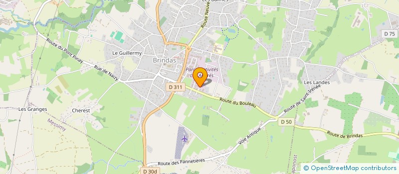 localisation de l'entreprise A.F.C. à BRINDAS