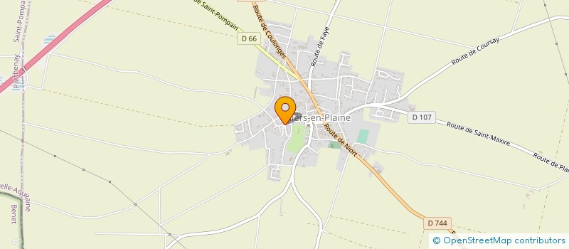 localisation de l'entreprise A.F.C.  VILLIERS-EN-PLAINE