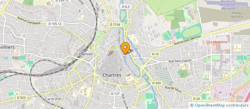 localisation de l'entreprise A.F.C.E DAVID LEBON  CHARTRES