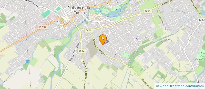 localisation de l'entreprise A.F.C.EURL  PLAISANCE-DU-TOUCH