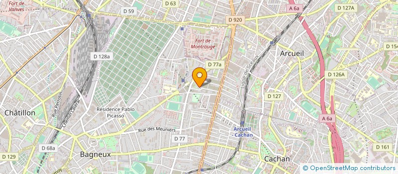 localisation de l'entreprise A.F.C.F à BAGNEUX