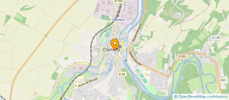 localisation de l'entreprise A.F.C. GIRAULT à OISY