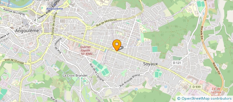 localisation de l'entreprise A.F.C. IMMOBILIER  SOYAUX