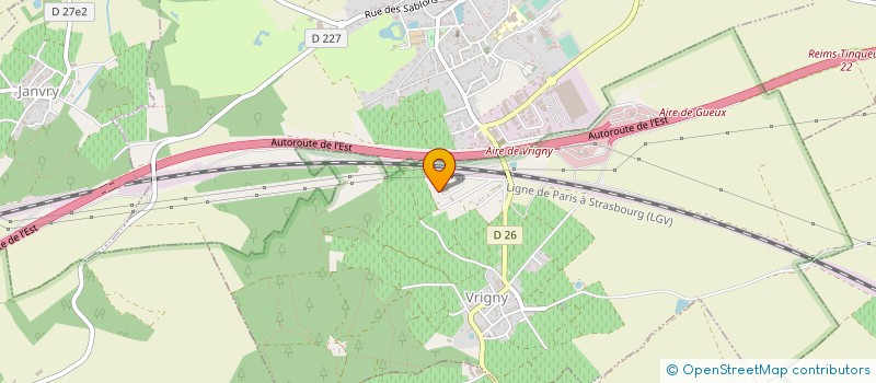 localisation de l'entreprise A F C P à VRIGNY