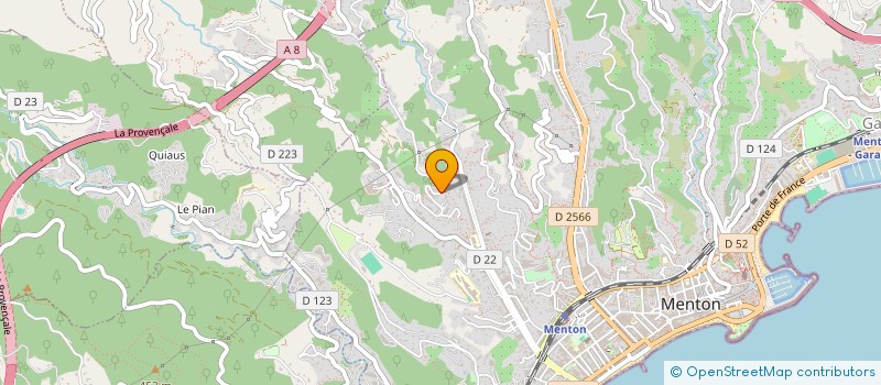 localisation de l'entreprise A&F CLEANING SERVICE  MENTON