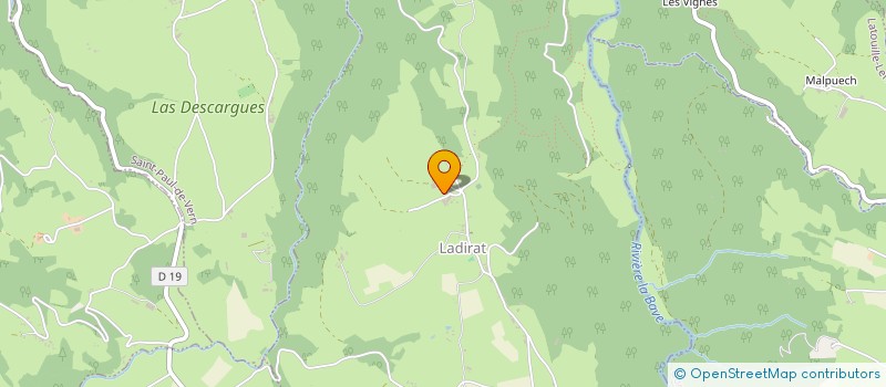 localisation de l'entreprise A&F CONSEILS  LADIRAT