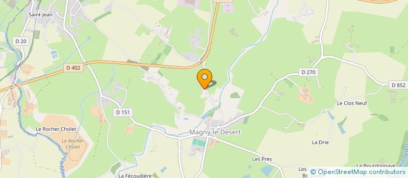 localisation de l'entreprise A.F.D ORNE à MAGNY-LE-DESERT