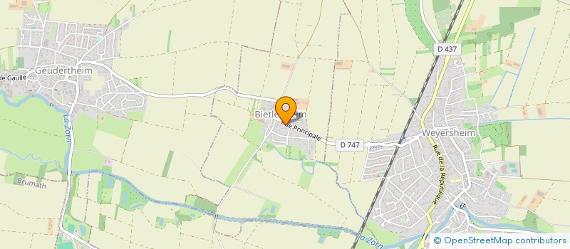 localisation de l'entreprise A.F.E  BIETLENHEIM