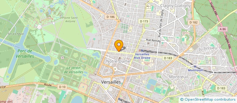 localisation de l'entreprise A.F.E.C. à VERSAILLES
