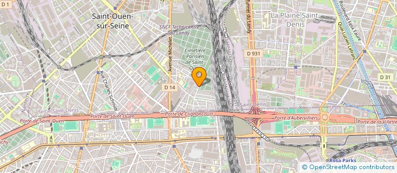 localisation de l'entreprise A F E D à SAINT-OUEN-SUR-SEINE