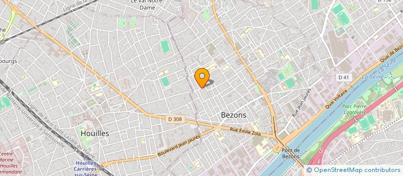 localisation de l'entreprise A.F.E.S GROUP BY HABITAT & CO à BEZONS