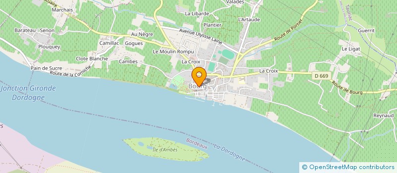 localisation de l'entreprise A F E TRANSPORTS  BOURG