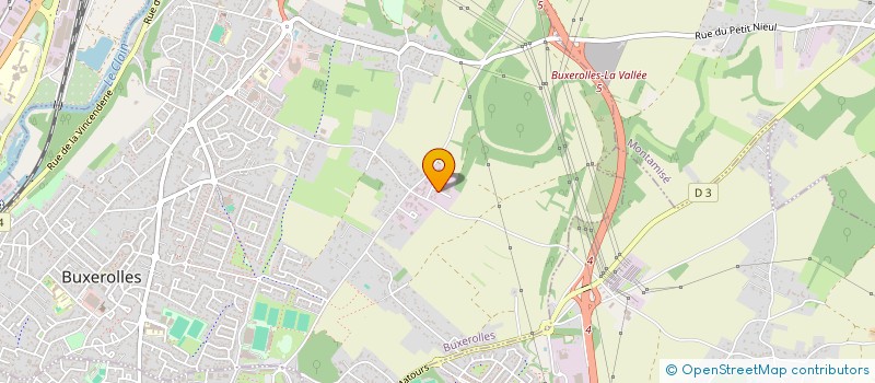 localisation de l'entreprise A.F.F.P.  BUXEROLLES