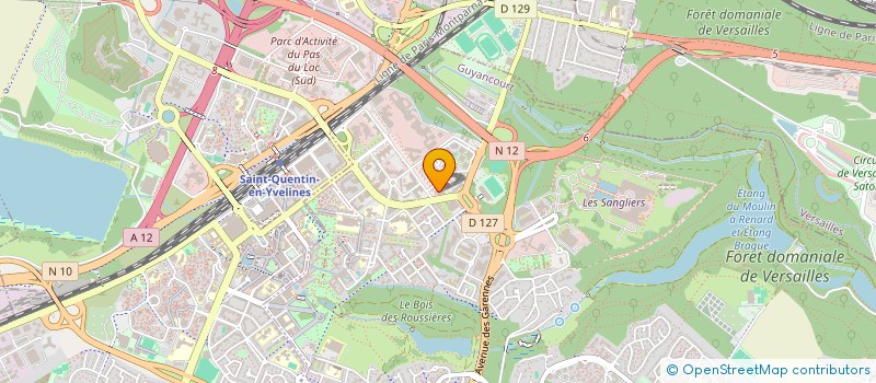 localisation de l'entreprise A.F.G  GUYANCOURT