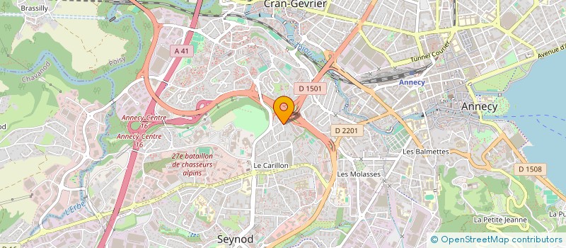 localisation de l'entreprise A.F.G.C. PARTNERS  ANNECY