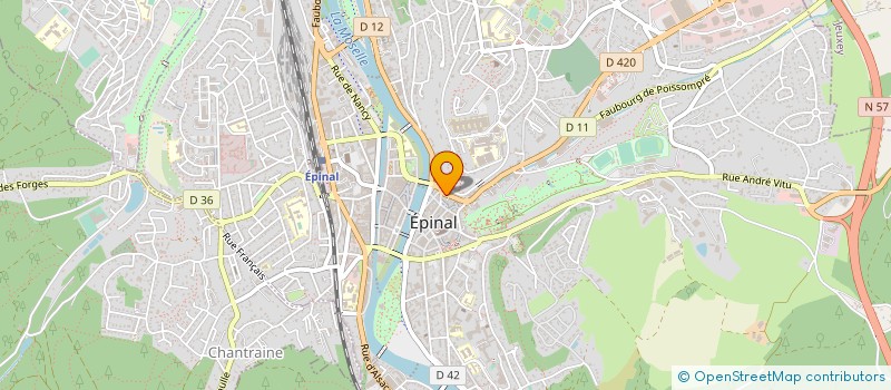 localisation de l'entreprise A.F.H. PHONE à EPINAL
