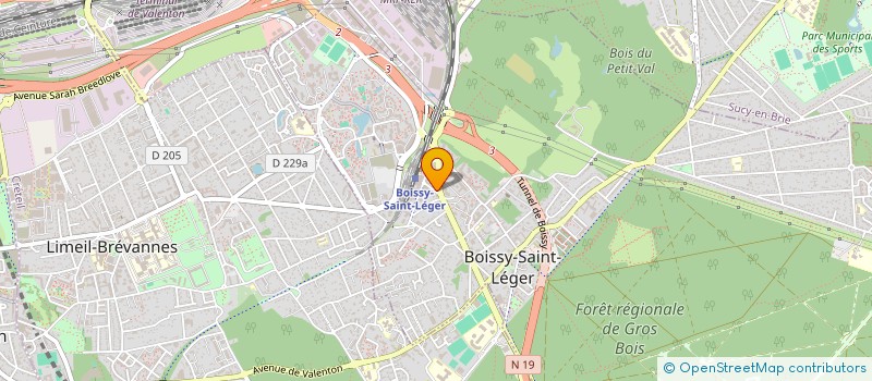 localisation de l'entreprise A.F.I.A.G à BOISSY-SAINT-LEGER