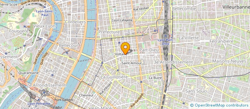 localisation de l'entreprise A.F.I. ASSISTANCE FUNERAIRE INTERNATIONALE  LYON