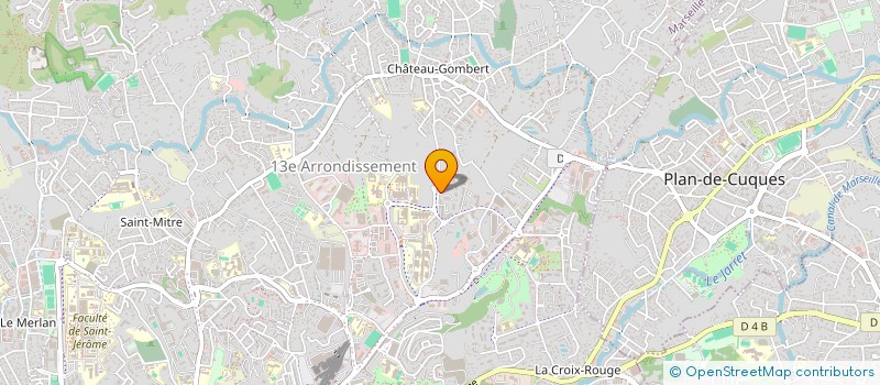 localisation de l'entreprise A.F.I.B.I.A.A.C à MARSEILLE