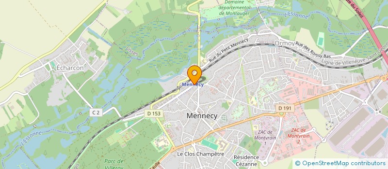 localisation de l'entreprise A.F.I.F.A. à MENNECY