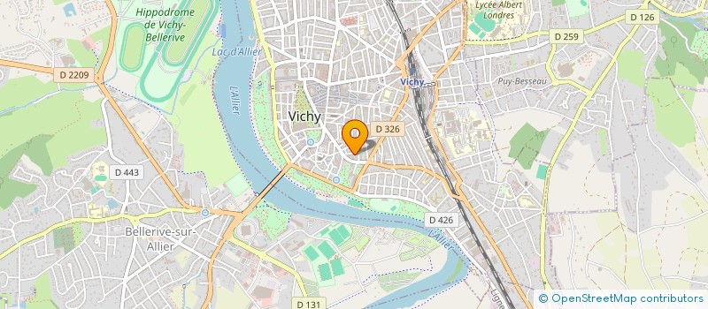 localisation de l'entreprise A.F.I.P.E.V à VICHY