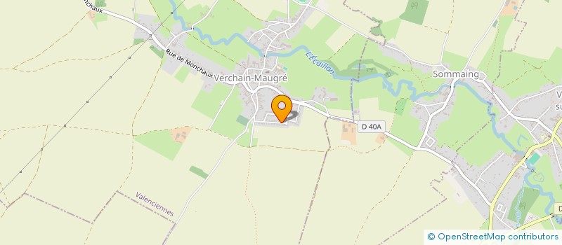 localisation de l'entreprise A & F IKWA à VERCHAIN-MAUGRE