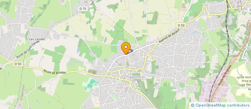 localisation de l'entreprise A.F.IMMO  CHAPONOST