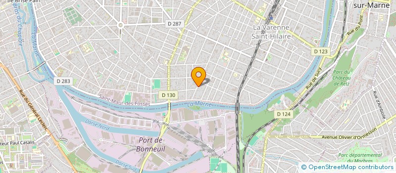 localisation de l'entreprise A.F IMMOBILIER  SAINT-MAUR-DES-FOSSES