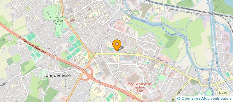 localisation de l'entreprise A.F INVEST  LONGUENESSE