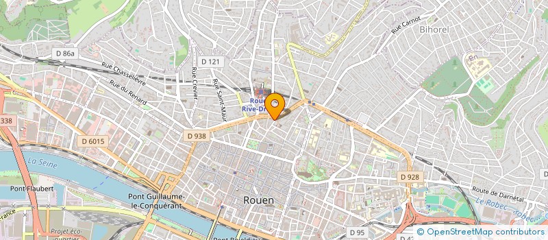 localisation de l'entreprise A.F.INVESTISSEMENTS à ROUEN