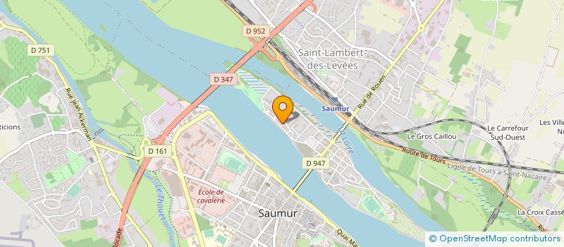 localisation de l'entreprise A.F.J.A.M  SAUMUR