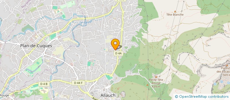 localisation de l'entreprise A.F.J INVEST  ALLAUCH