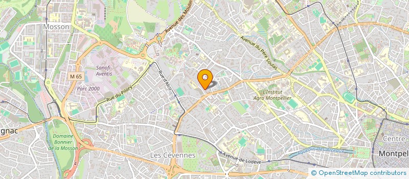 localisation de l'entreprise A F K à MONTPELLIER
