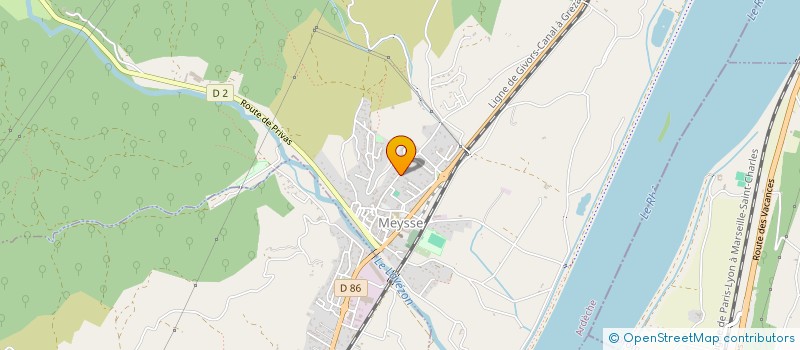 localisation de l'entreprise A.F.L.  MEYSSE