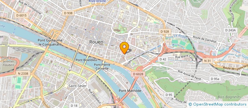 localisation de l'entreprise A.F.M. à ROUEN