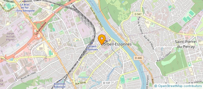 localisation de l'entreprise A F M à CORBEIL-ESSONNES