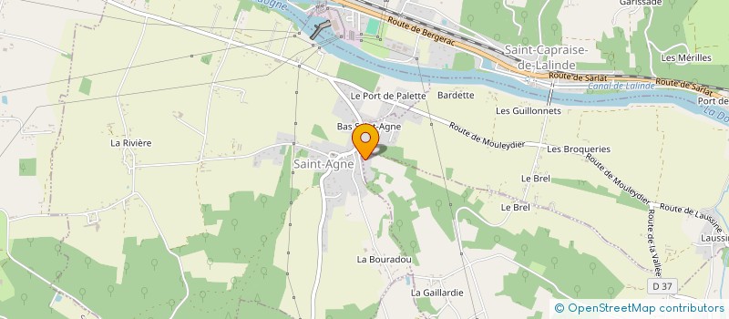 localisation de l'entreprise A.F.M. RENOV à LANQUAIS