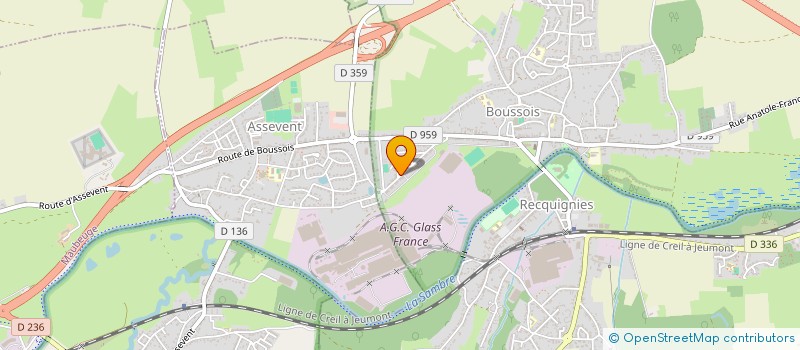 localisation de l'entreprise A.F.O.C  BOUSSOIS