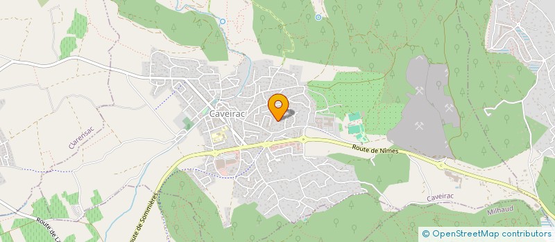 localisation de l'entreprise A.F.OSTEO  CAVEIRAC