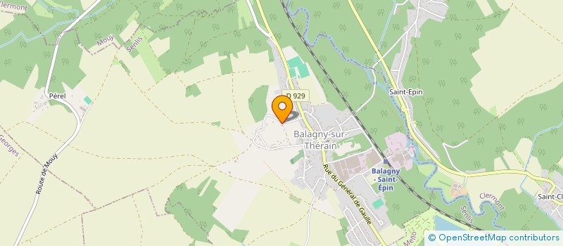 localisation de l'entreprise A.F.P. 2000 à BALAGNY-SUR-THERAIN