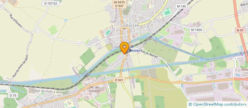 localisation de l'entreprise A.F.P.E. à HAISNES