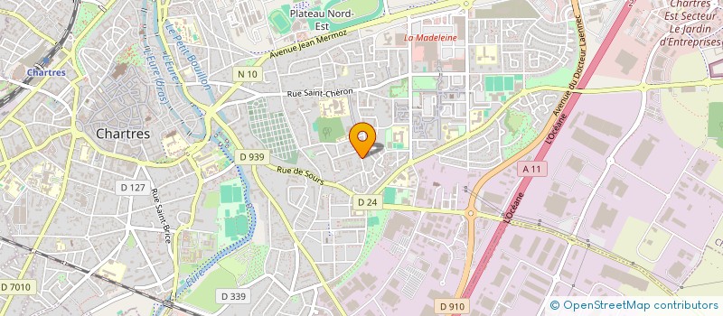 localisation de l'entreprise A-F PRIMEUR à CHARTRES